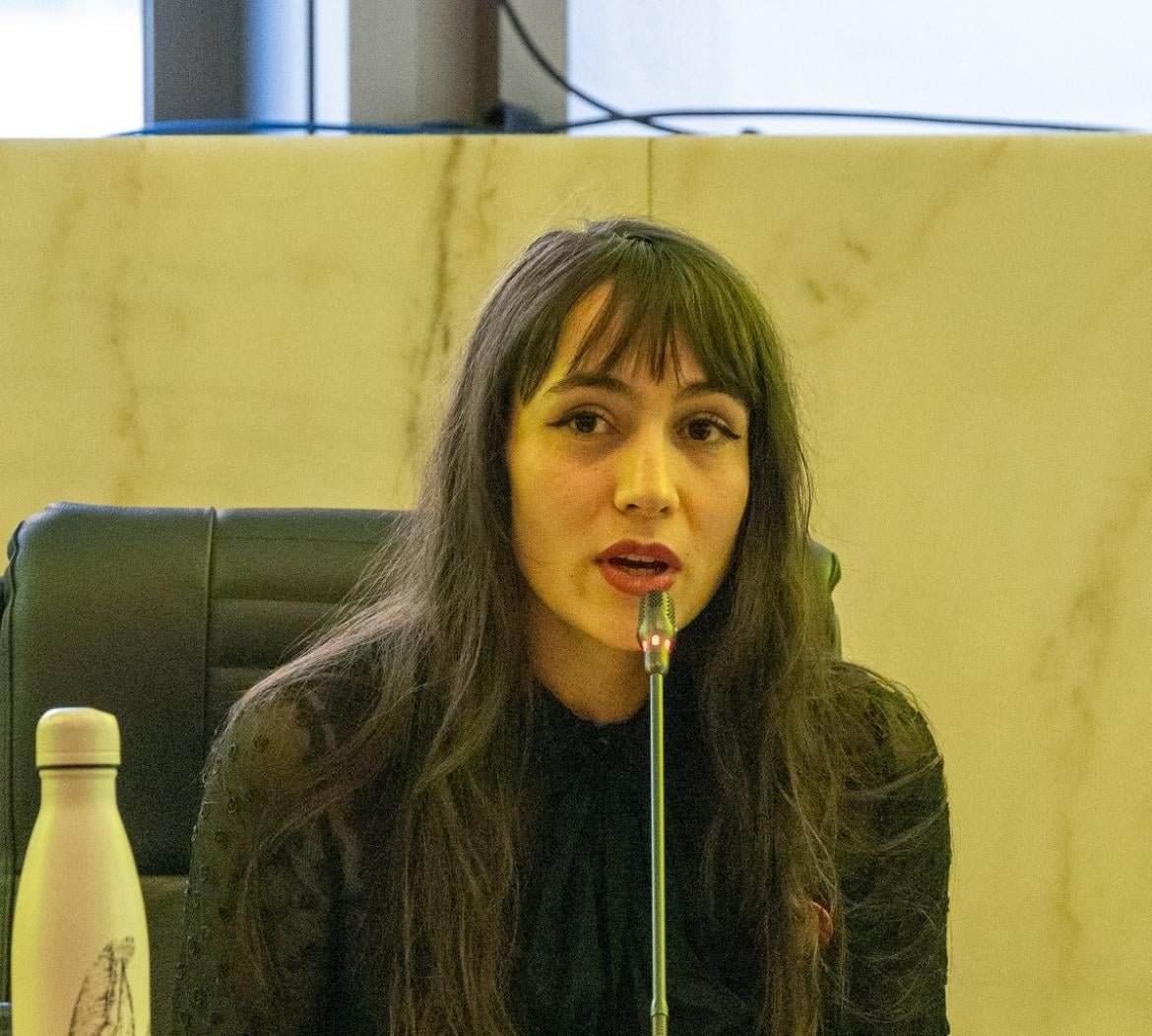 Myrtille Bondu de Gryse au micro de Solutions solidaires