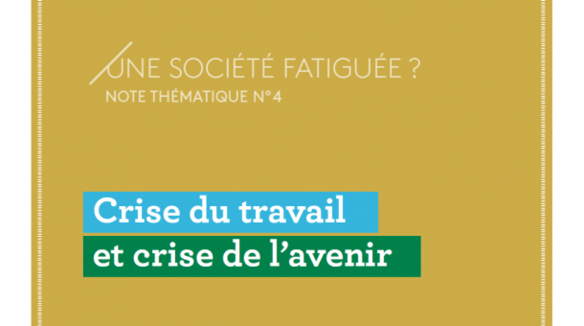 Crise du travail et crise de l’avenir